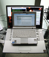 eeePC on MacBook Pro 15', photo by sparktography